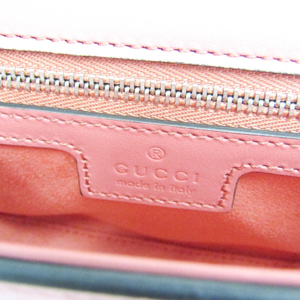 GUCCI Authentic Pink Leather Shoulder Bag - Picture 14 of 15